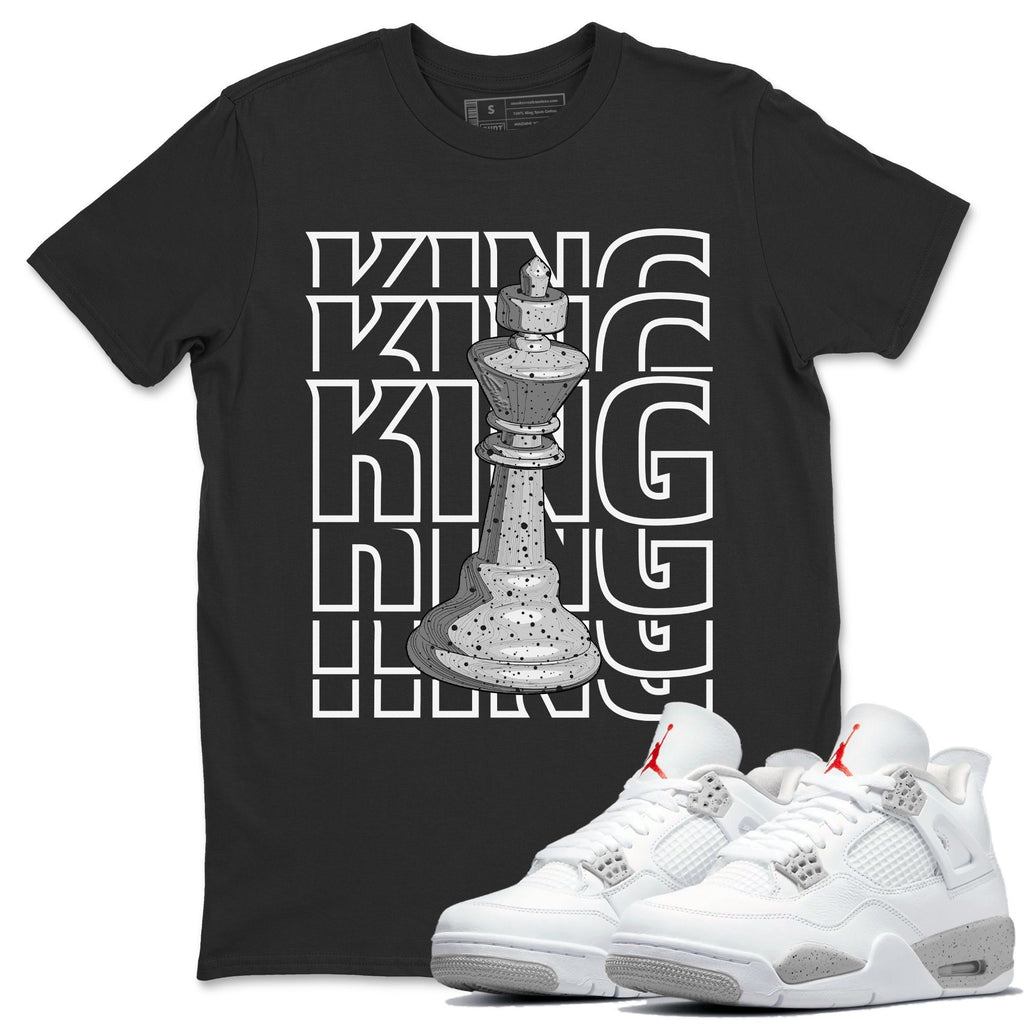 King Match Black Tee Shirts | White Oreo