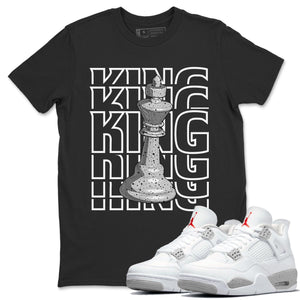 King Match Black Tee Shirts | White Oreo