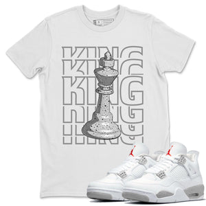 King Match White Tee Shirts | White Oreo