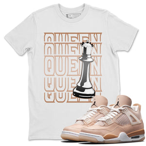 Queen Match White Tee Shirts | Shimmer
