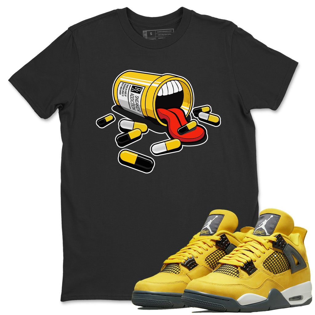 Sneaker Addiction Match Black Tee Shirts | Lightning