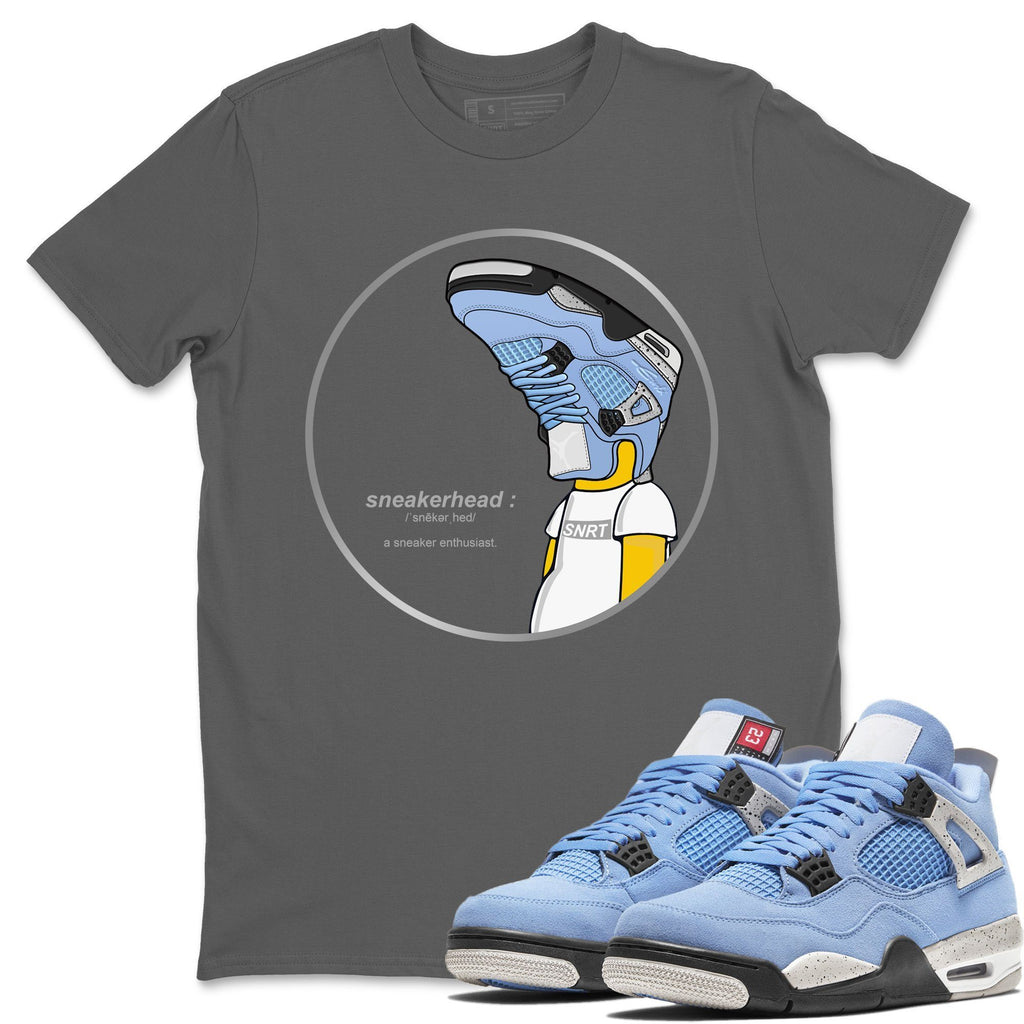 Sneakerhead Match Cool Grey Tee Shirts | University Blue