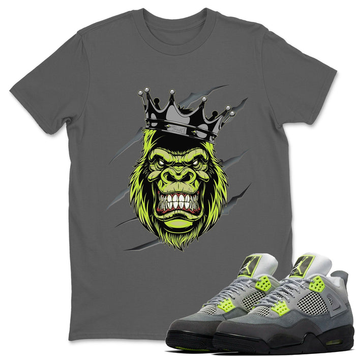 Ferocious Gorilla Match Cool Grey Tee Shirts | '95 Neon