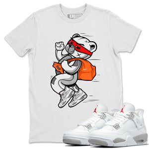 Thief Bear Match White Tee Shirts | White Oreo