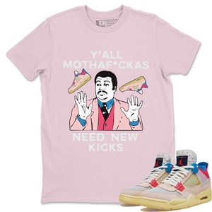Y'all Need New Kicks Match Pink Tee Shirts | Union Guava Ice