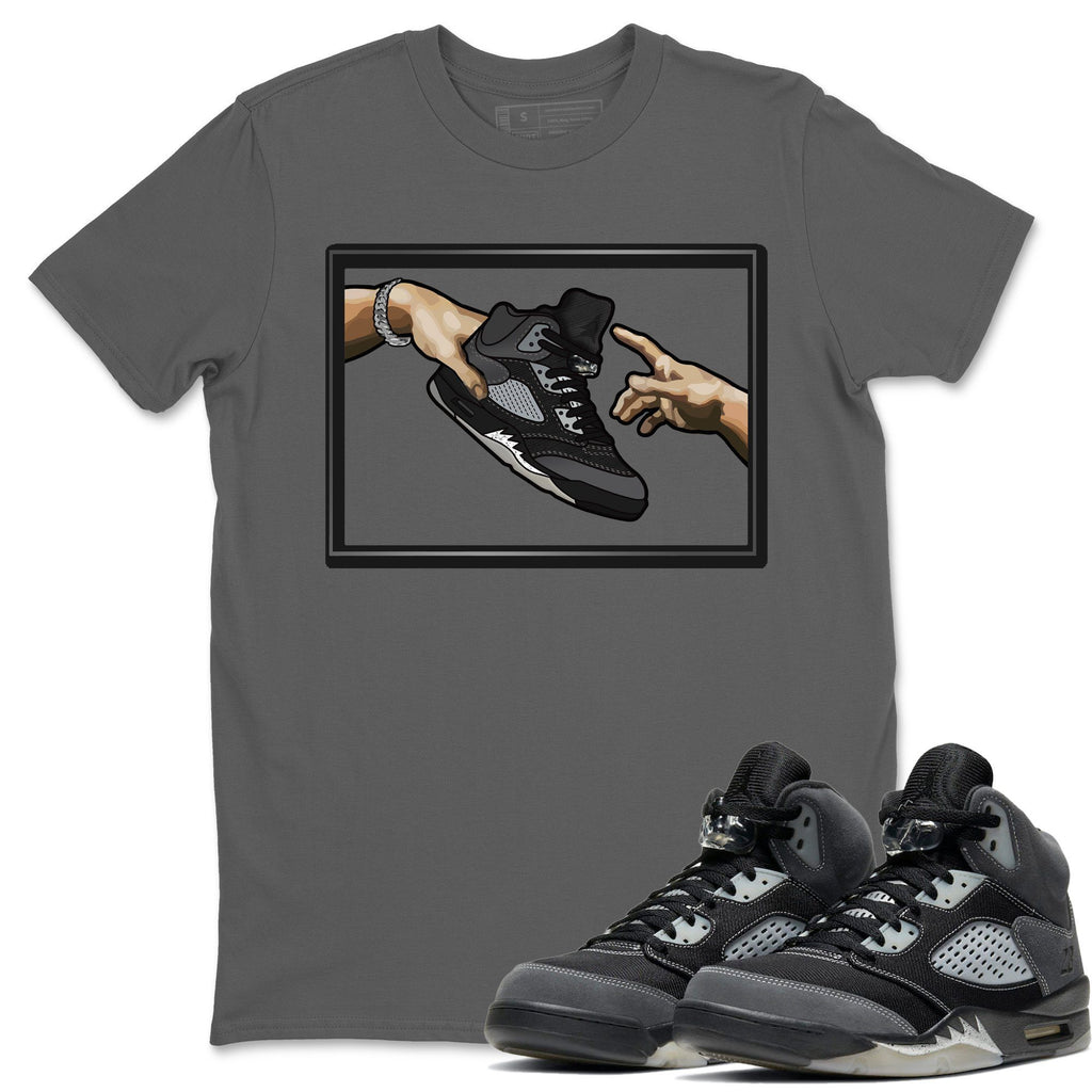 Adam's Creation Match Cool Grey Tee Shirts | Anthracite