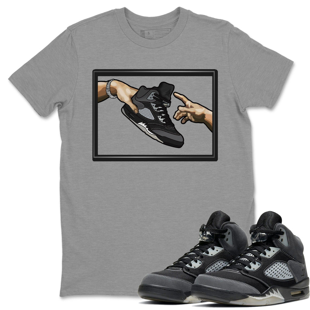 Adam's Creation Match Heather Grey Tee Shirts | Anthracite