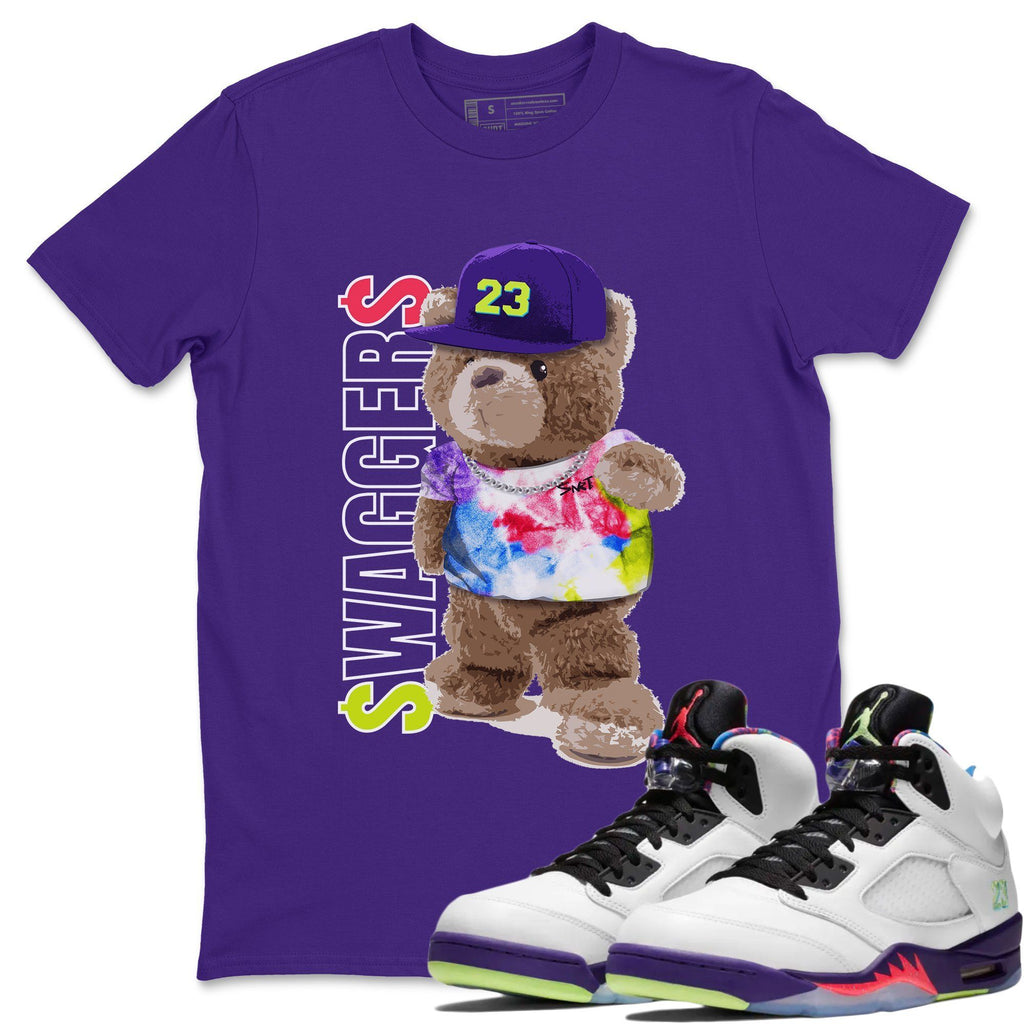 Bear Swaggers Match Purple Tee Shirts | Ghost Green