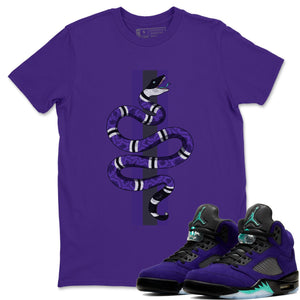Snake Match Purple Tee Shirts | Purple Grape