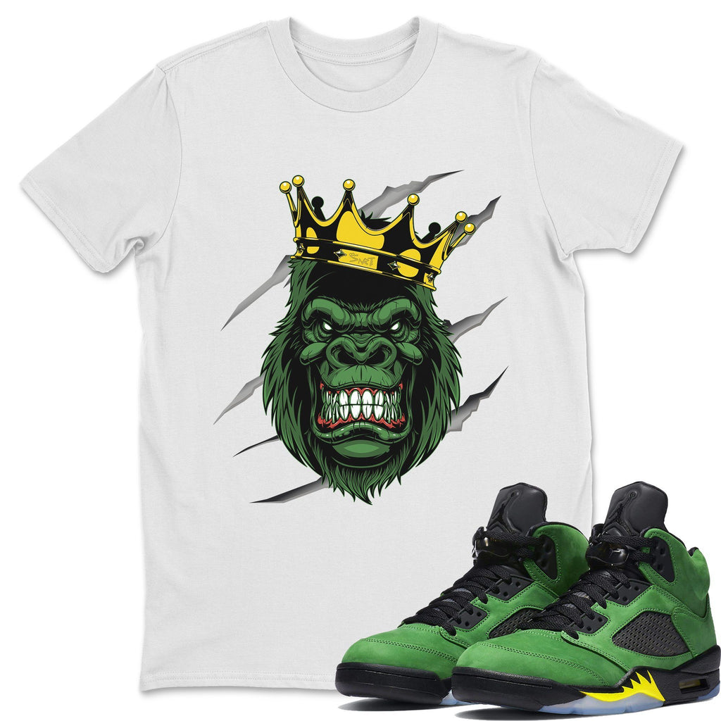 Ferocious Gorilla Match White Tee Shirts | Oregon Ducks