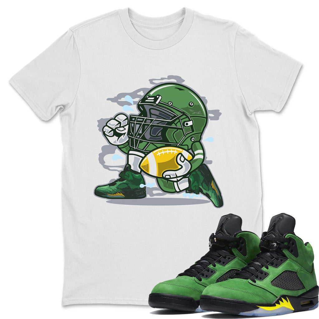 Football Player Match White Tee Shirts | Oregon Ducks