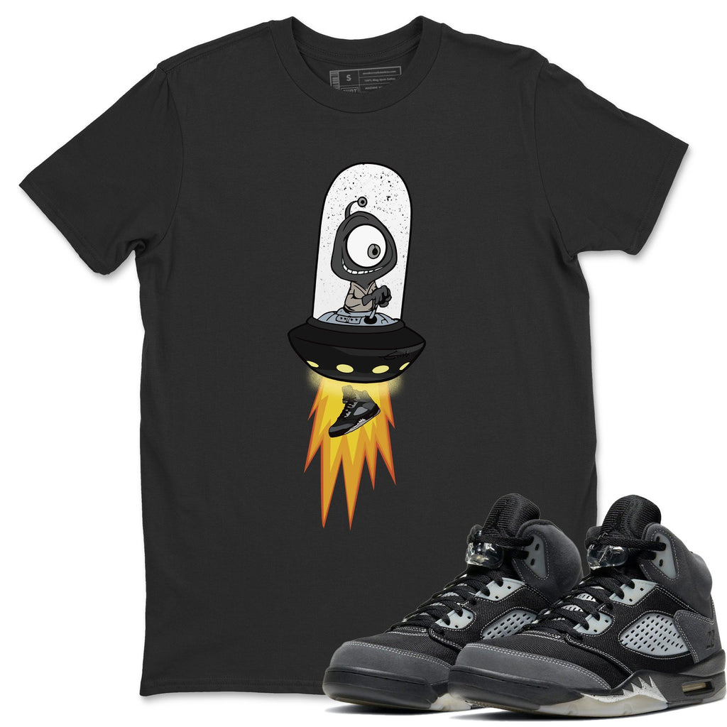 Alien Match Black Tee Shirts | Anthracite