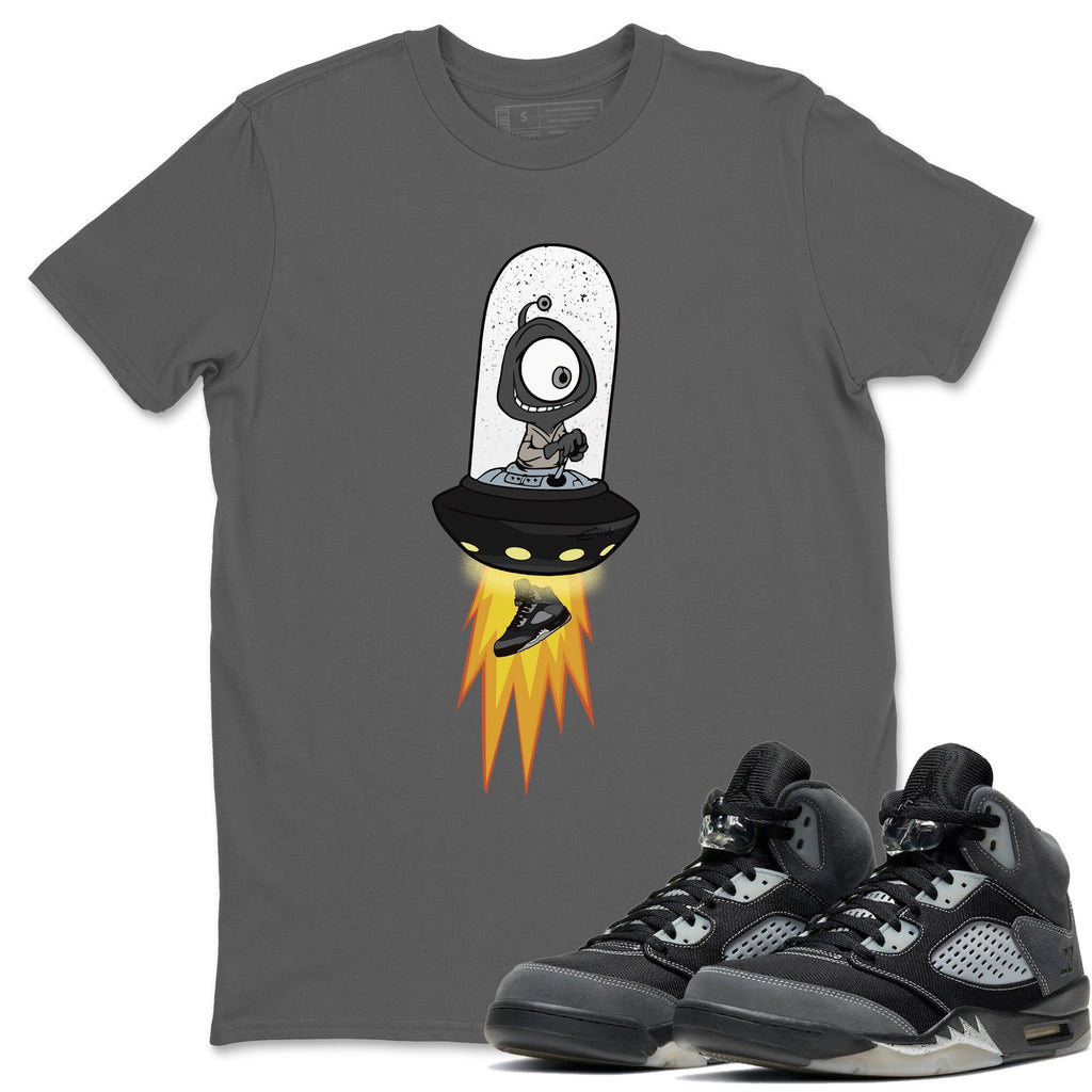Alien Match Cool Grey Tee Shirts | Anthracite