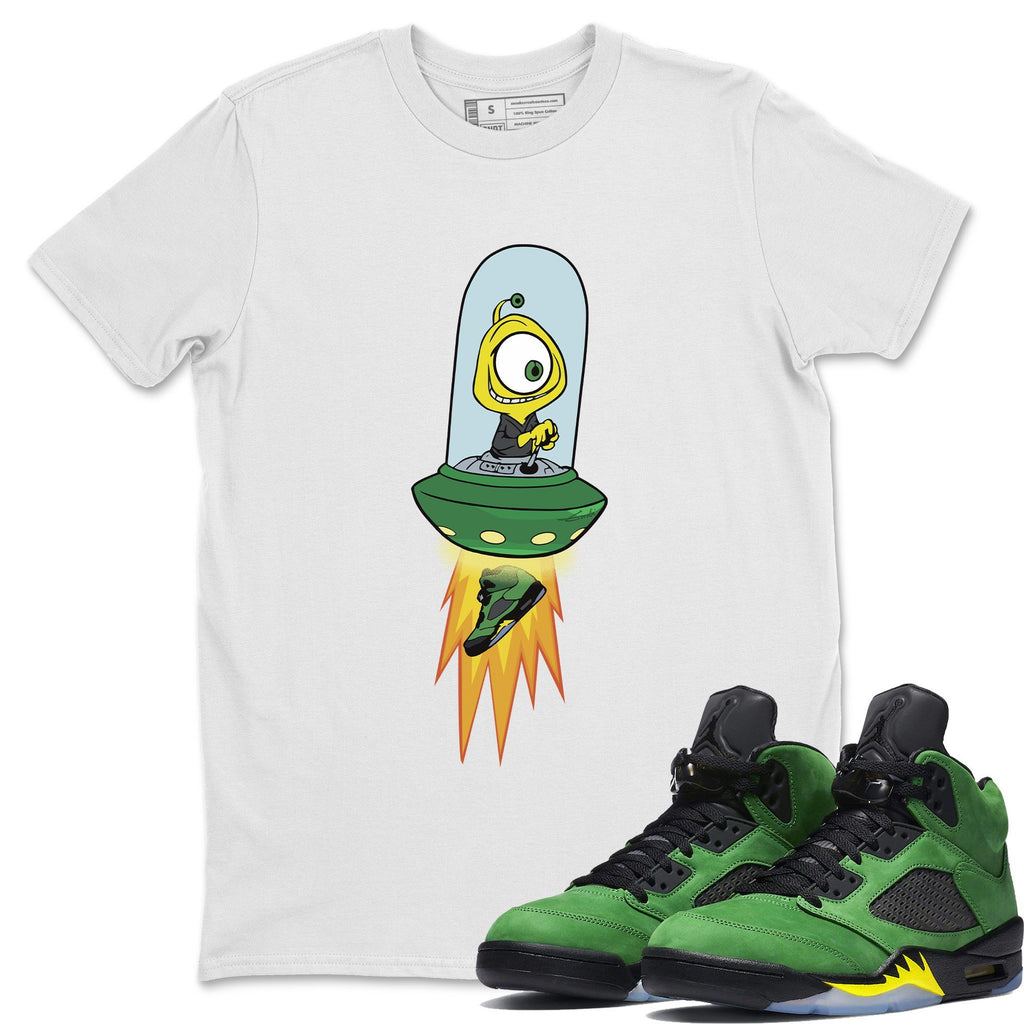 Alien Match White Tee Shirts | Oregon Ducks