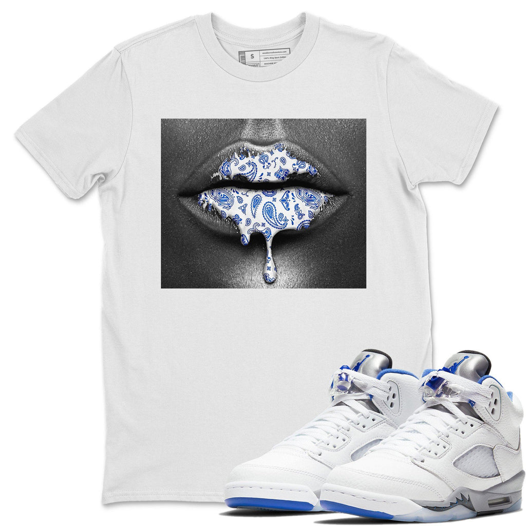 Bandana Lips Match White Tee Shirts | Stealth