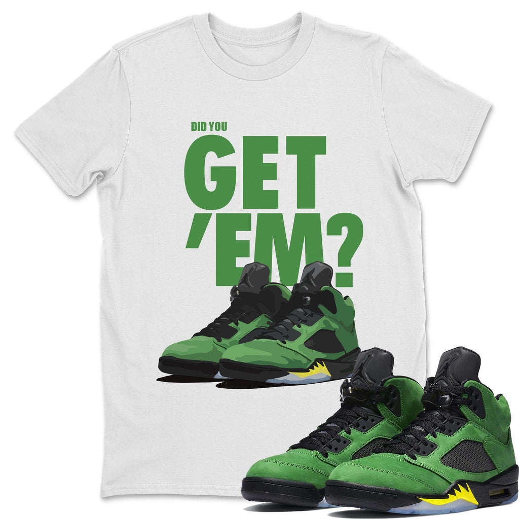 Did You Get 'Em Match White Tee Shirts | Oregon Ducks