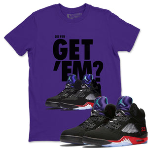Did You Get 'Em Match Purple Tee Shirts | Top 3