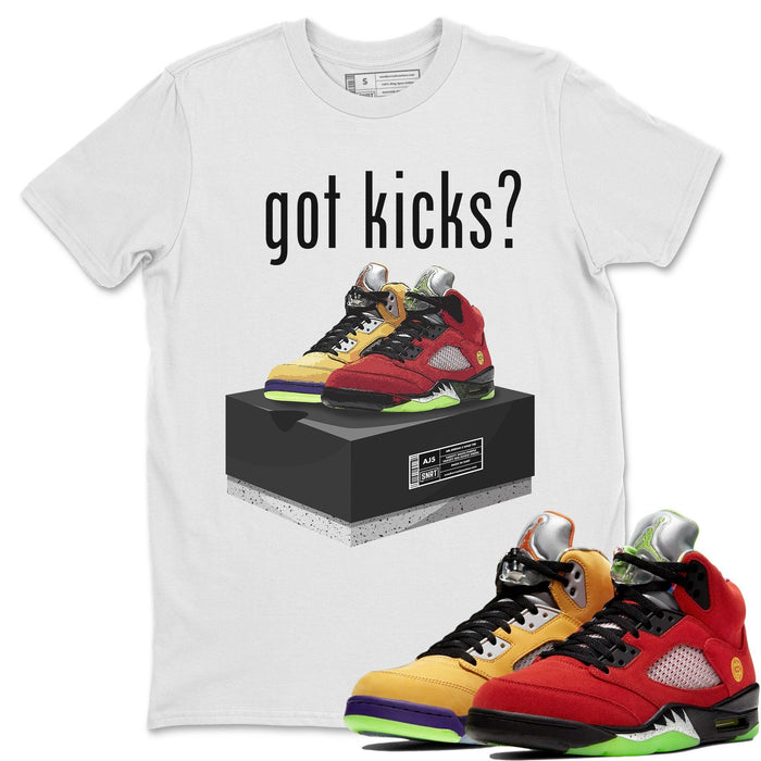 Got Kicks Match White Tee Shirts | What The