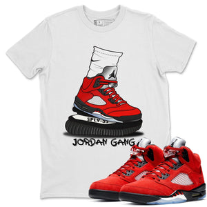 J Gang Match White Tee Shirts | Raging Bull