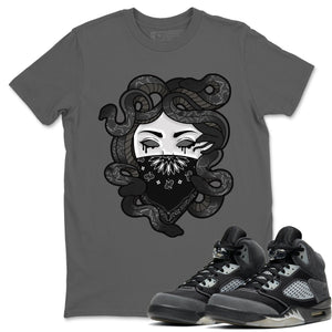 Medusa Match Cool Grey Tee Shirts | Anthracite