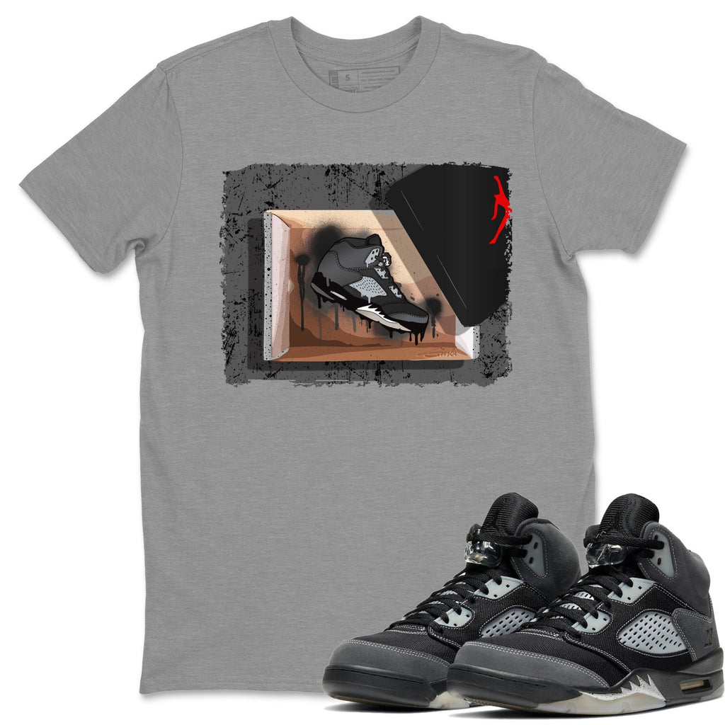 New Kicks Match Heather Grey Tee Shirts | Anthracite