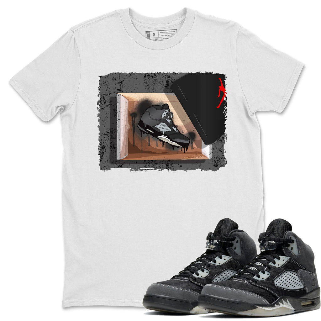 New Kicks Match White Tee Shirts | Anthracite