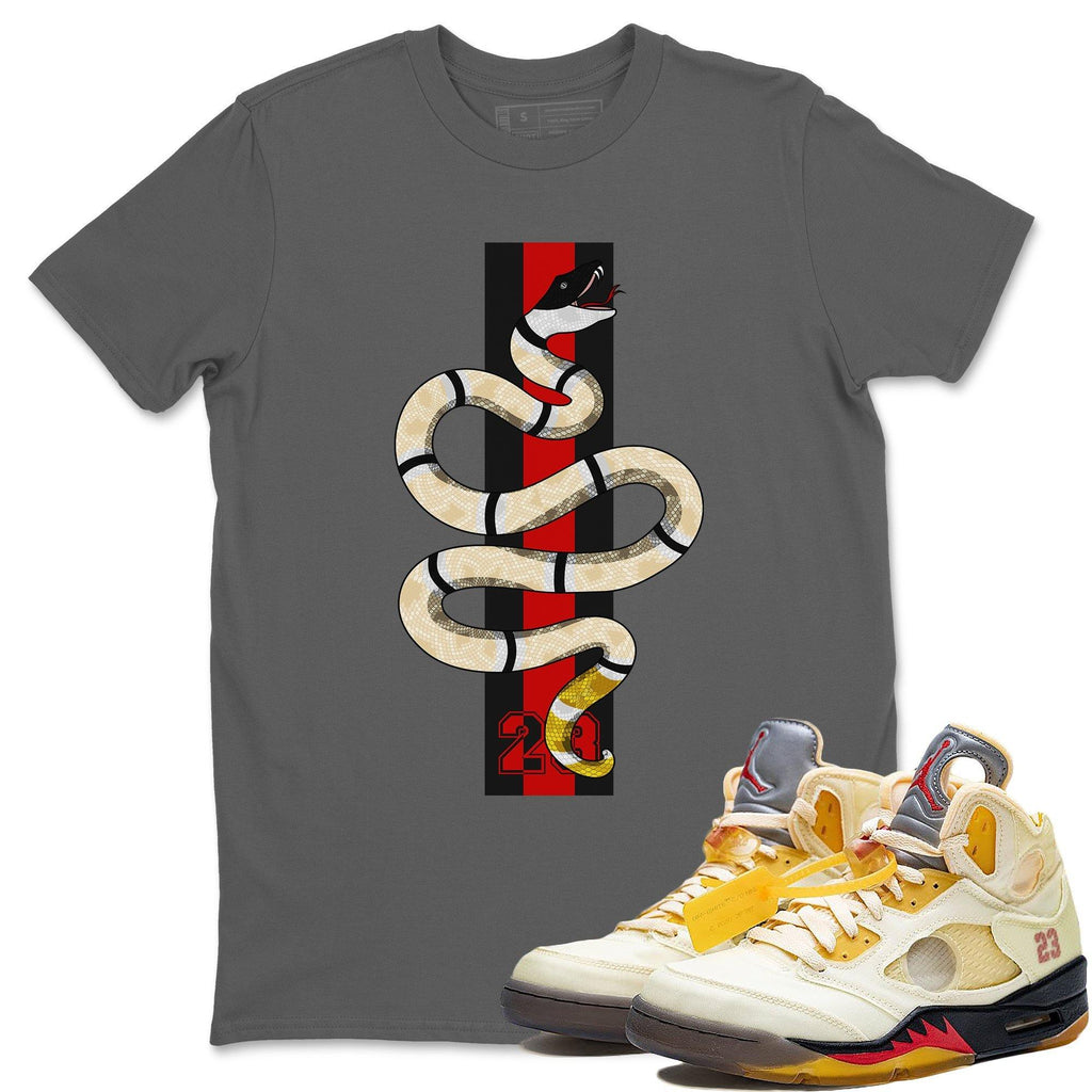 Snake Match Cool Grey Tee Shirts | Sail