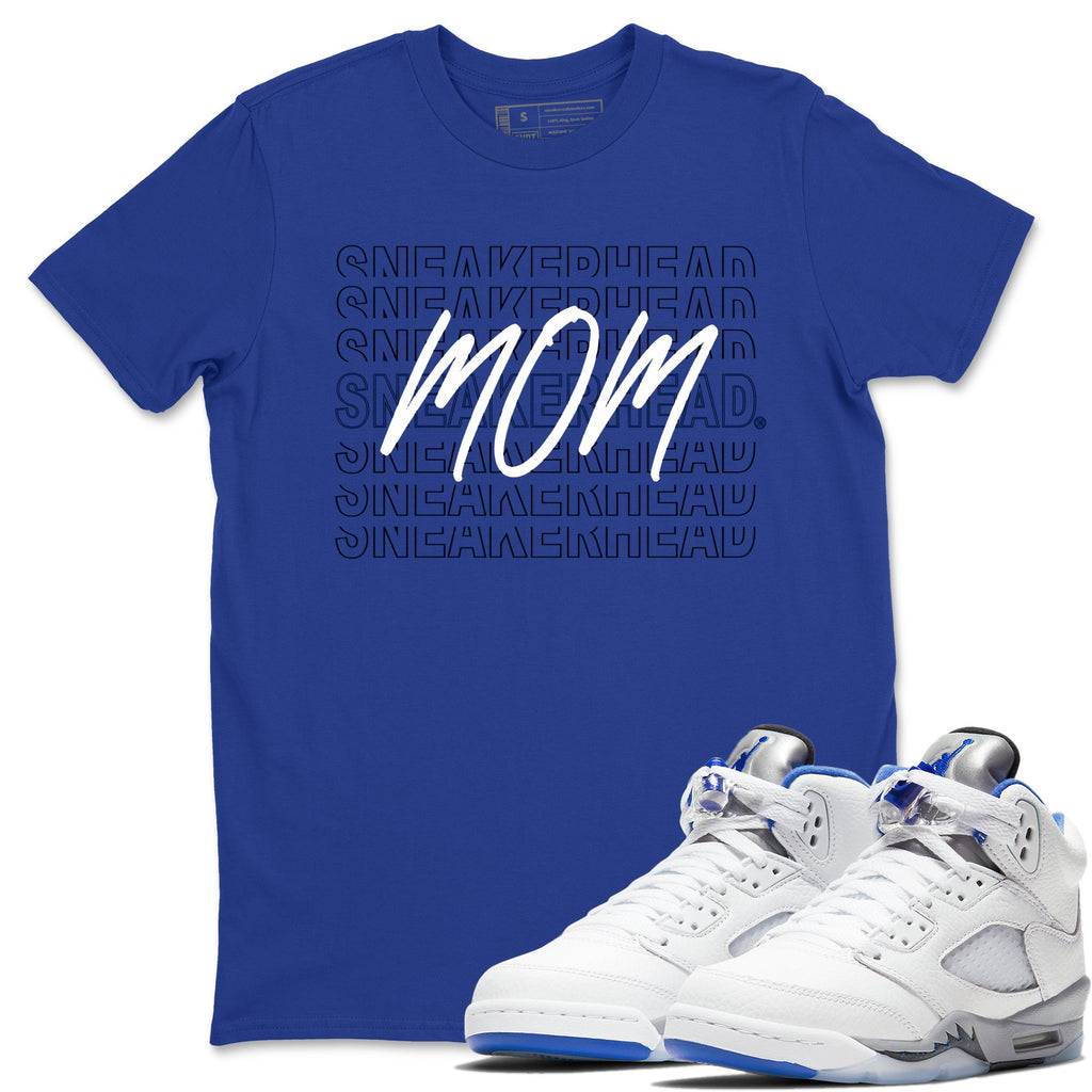 Sneakerhead Mom Match Royal Blue Tee Shirts | Stealth