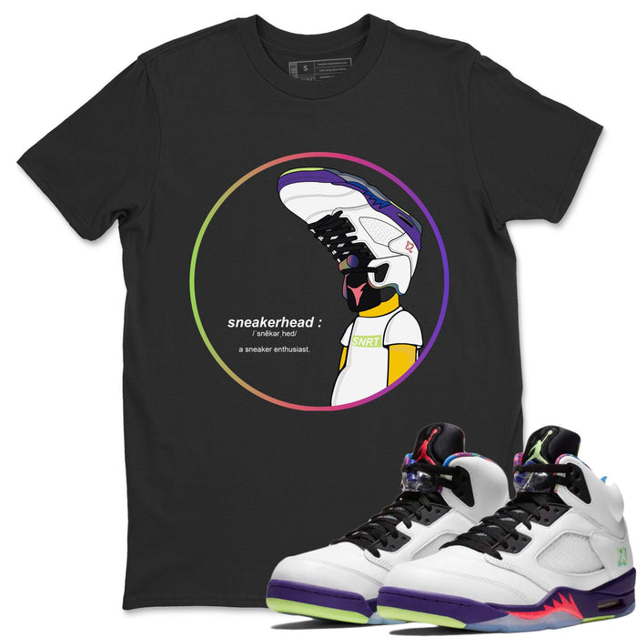 Sneakerhead Match Black Tee Shirts | Ghost Green