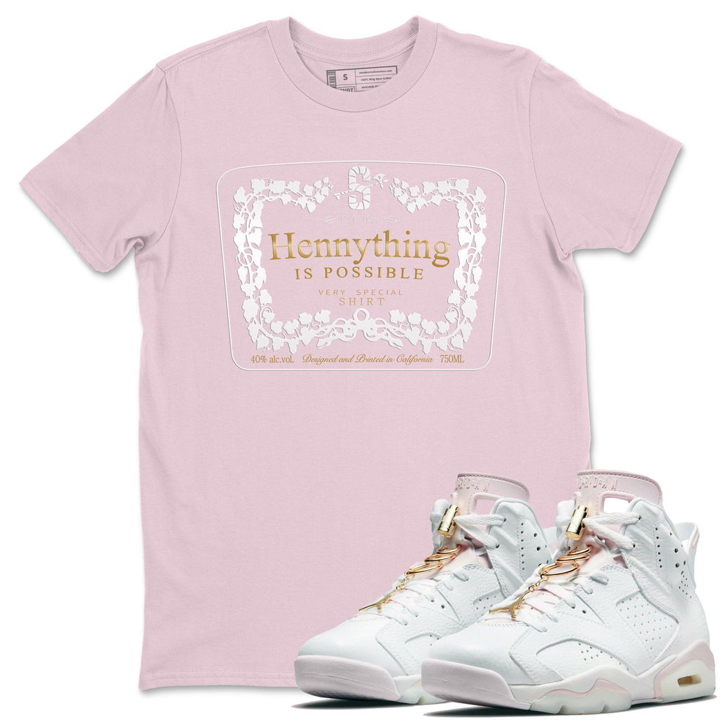 Hennything Match Pink Tee Shirts | Gold Hoops