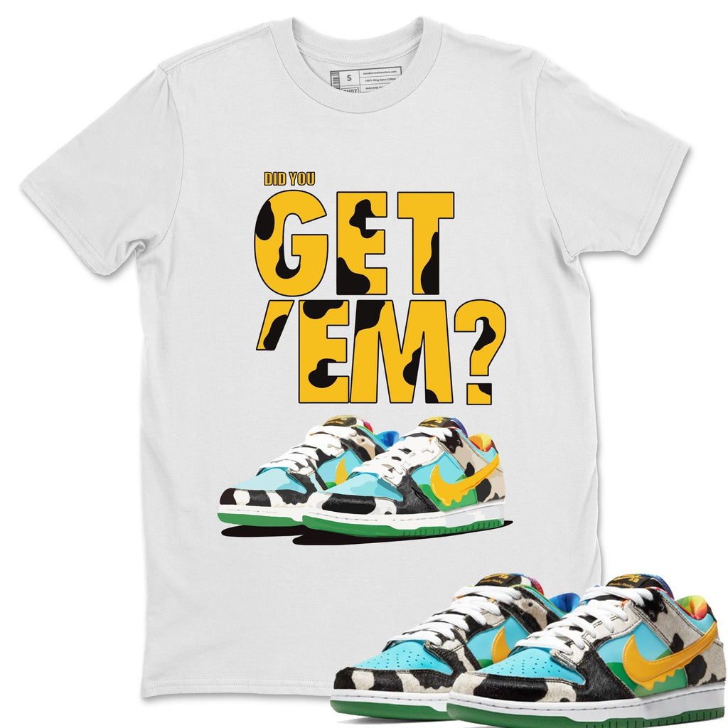 Did You Get 'Em Match White Tee Shirts | Chunky Dunky