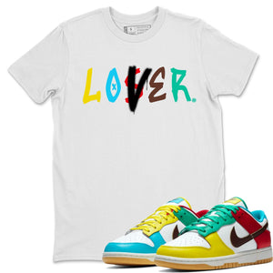 Loser Lover Match White Tee Shirts | Free 99 White