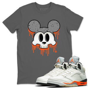 Skull Mouse Match Cool Grey Tee Shirts | Shattered Backboard