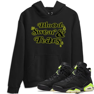 Blood Sweat & Tears Match Hoodie | Electric Green