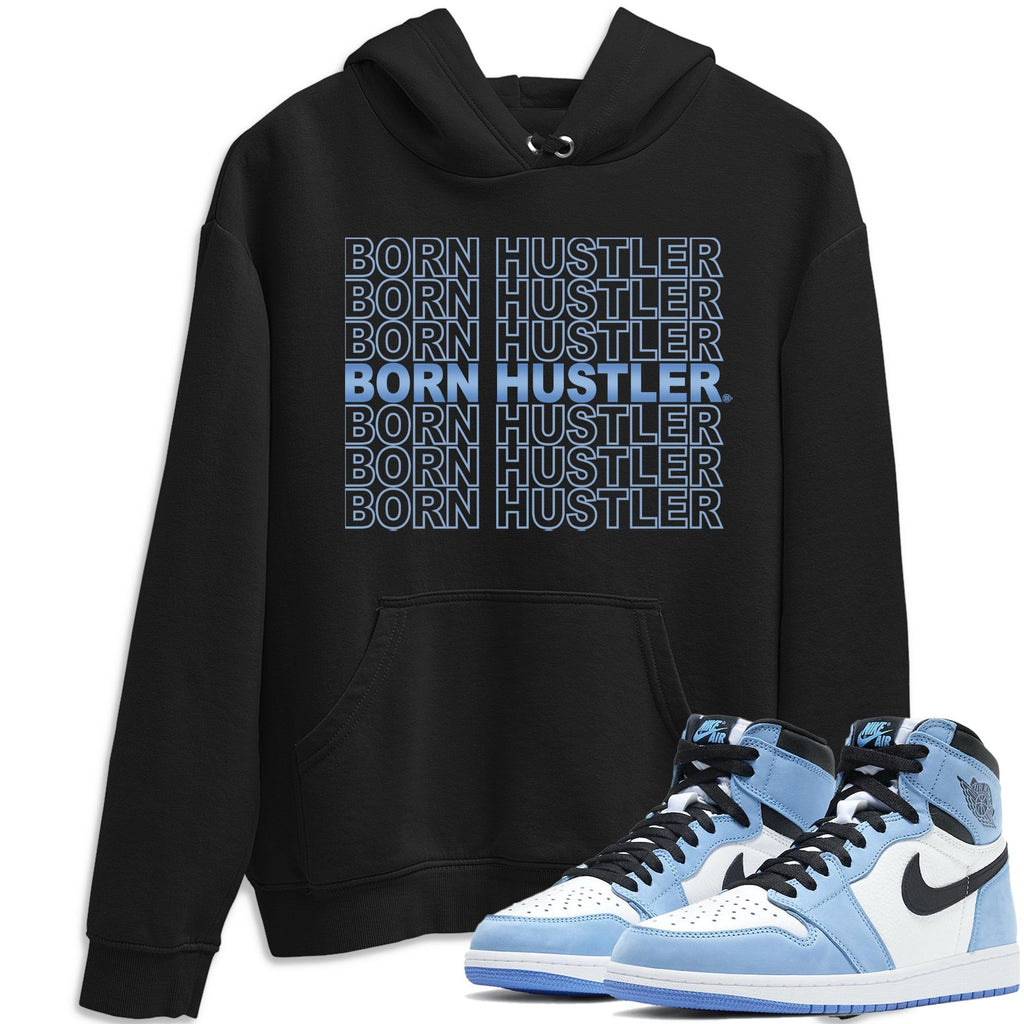 Born Hustler Match Hoodie | University Blue
