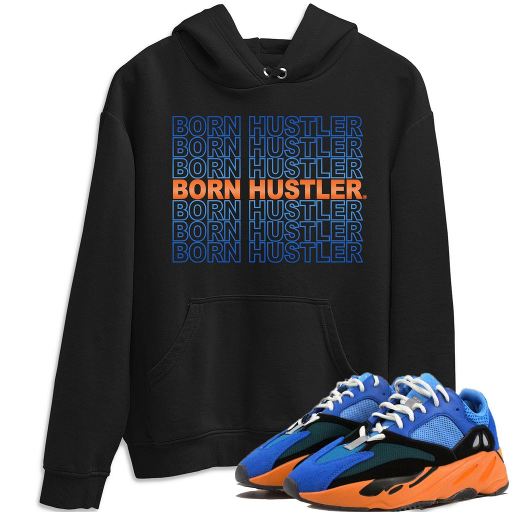 Born Hustler Match Hoodie | Bright Blue