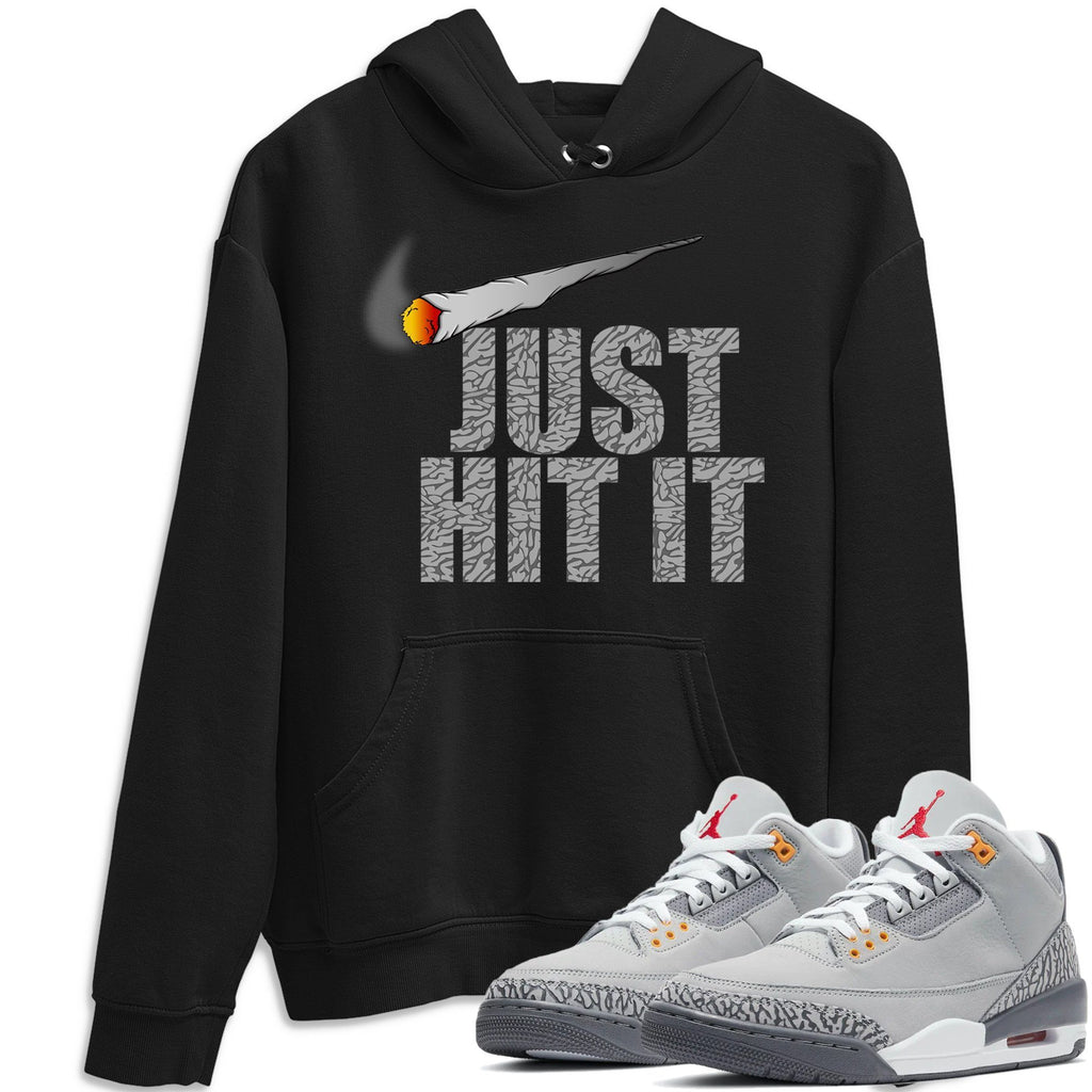 Just Hit It Match Hoodie | Cool Grey