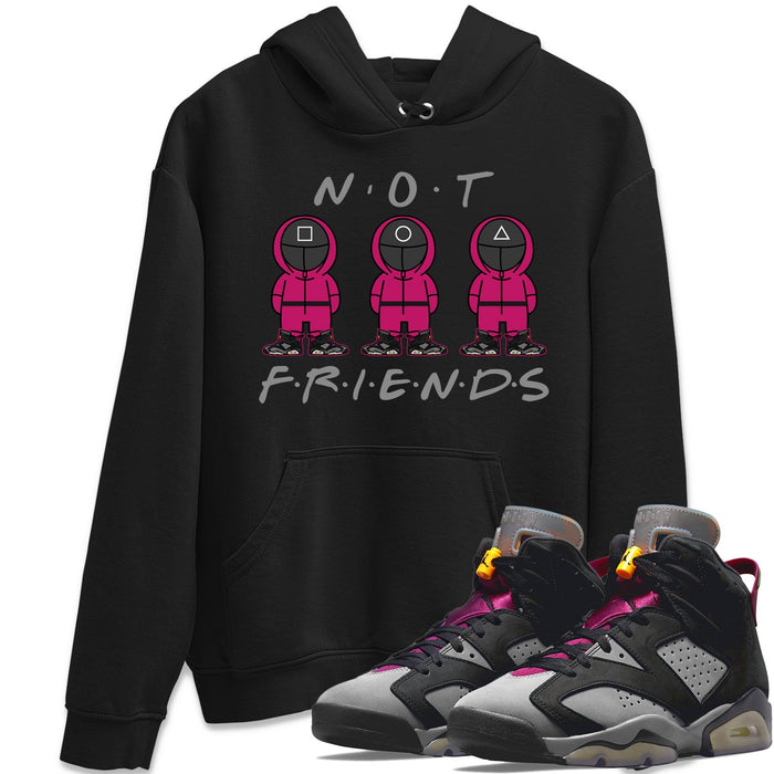 Not Friends Match Hoodie | Bordeaux