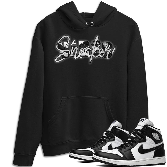 Sneaker Vibes Match Hoodie | Black White