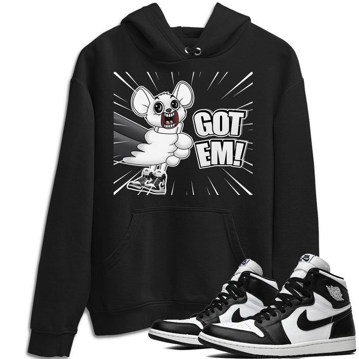 T&J Got Em Match Hoodie | Black White