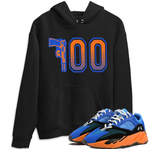 Number 700 Match Hoodie | Bright Blue