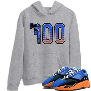 Number 700 Match Hoodie | Bright Blue