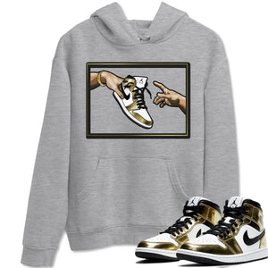 Adam's Creation Match Hoodie | Metallic Gold