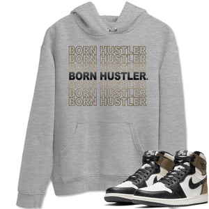 Born Hustler Match Hoodie | Dark Mocha