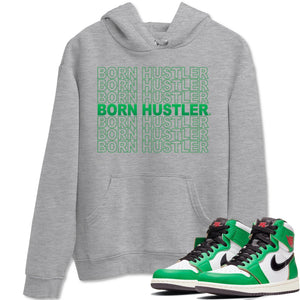 Born Hustler Match Hoodie | Lucky Green
