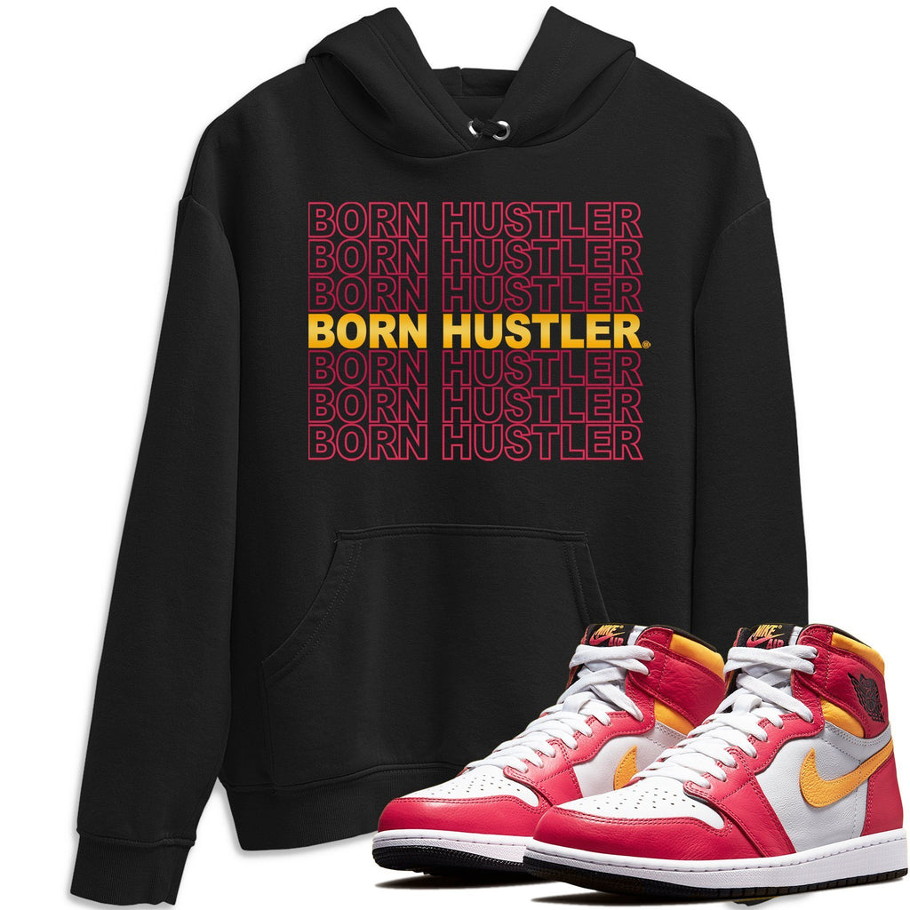 Born Hustler Match Hoodie | Light Fusion Red