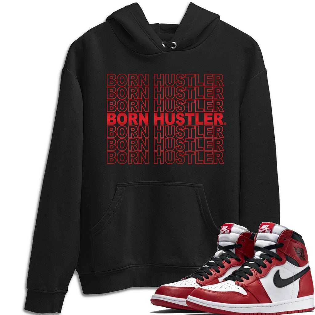 Born Hustler Match Hoodie | Varsity Red
