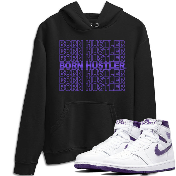 Born Hustler Match Hoodie | WMNS Court Purple