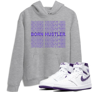 Born Hustler Match Hoodie | WMNS Court Purple