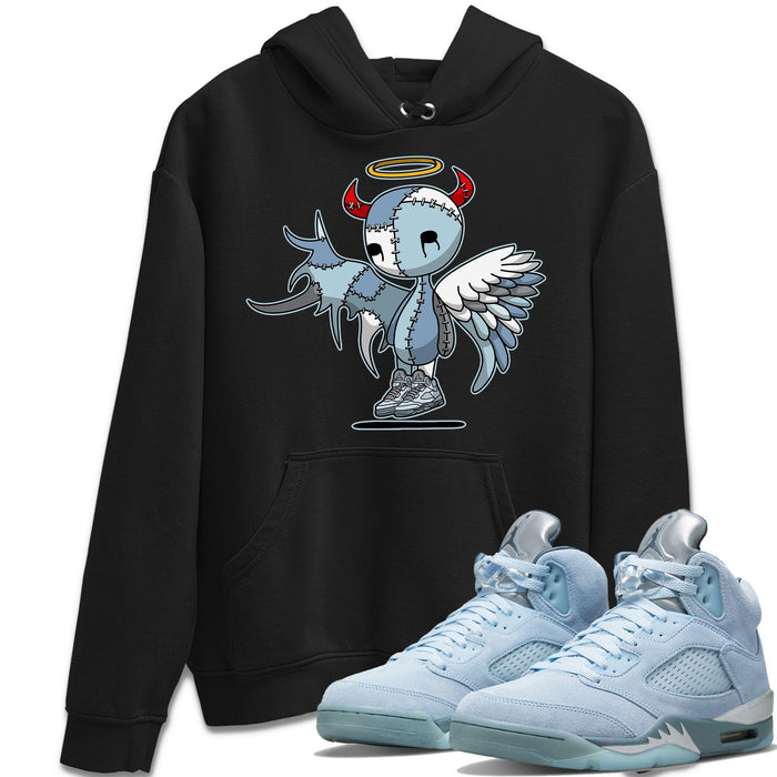 Devil Angel Match Hoodie | Blue Bird